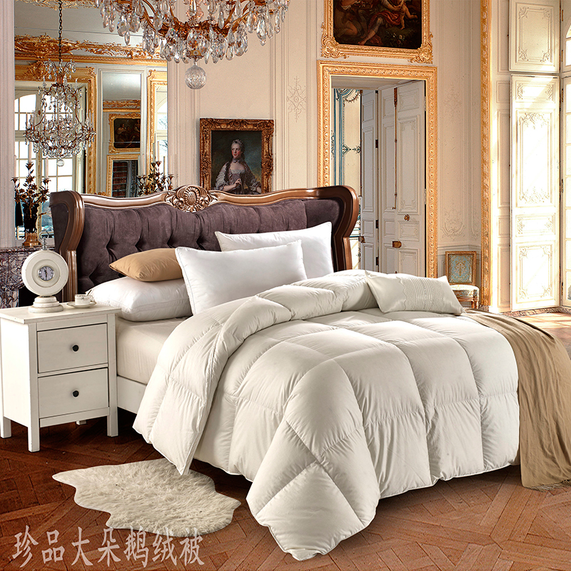 珍品大朵鵝絨被