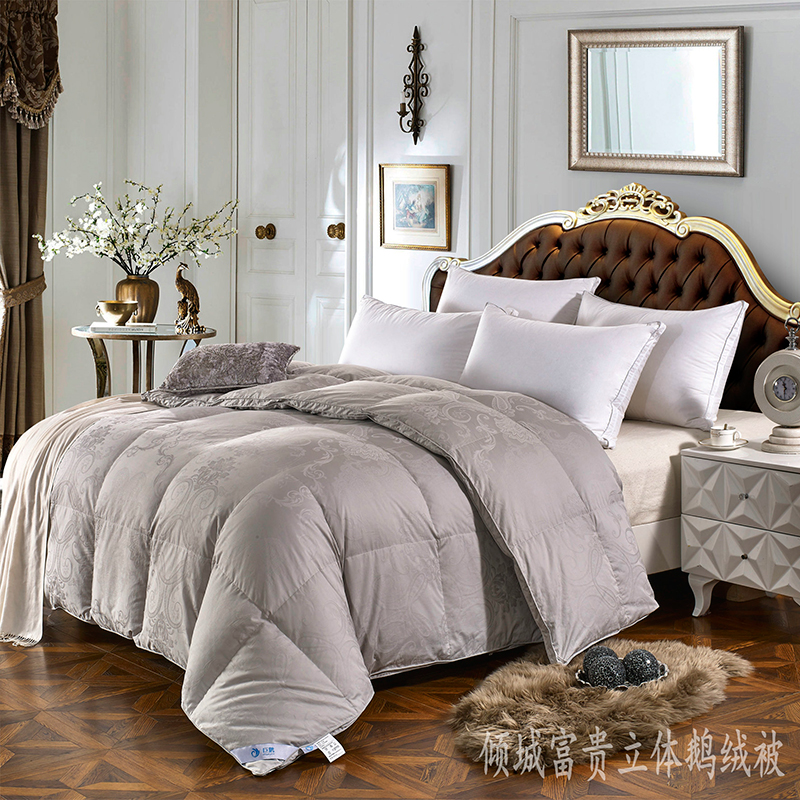 傾城富貴立體鵝絨被