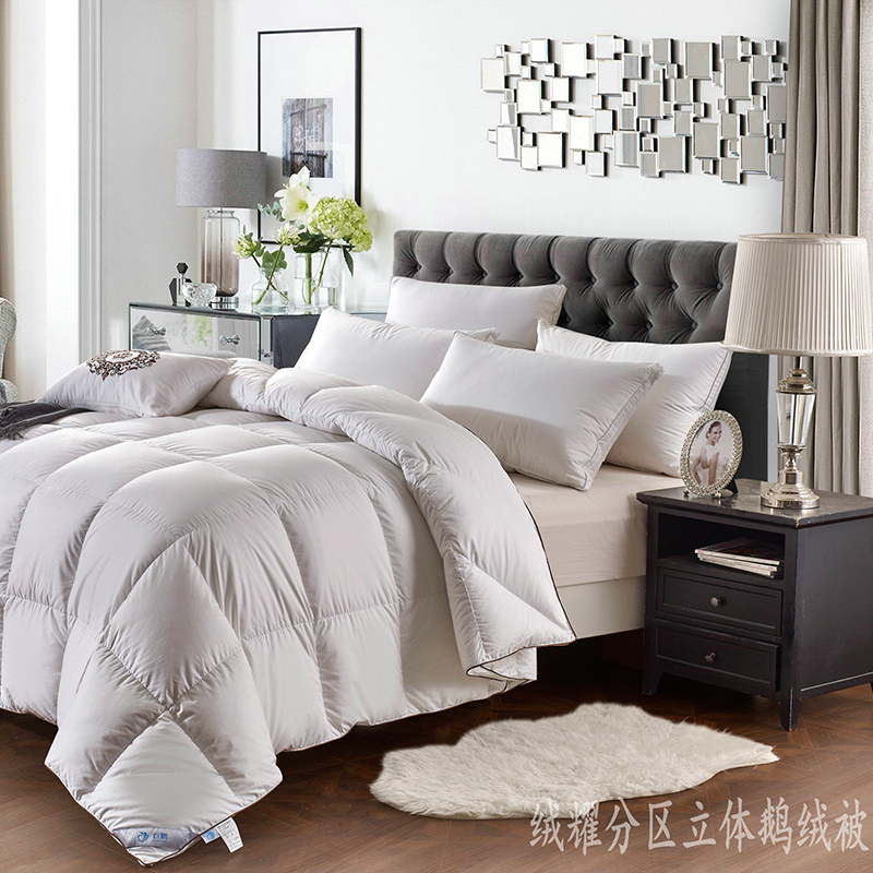 絨耀分區(qū)立體鵝絨被